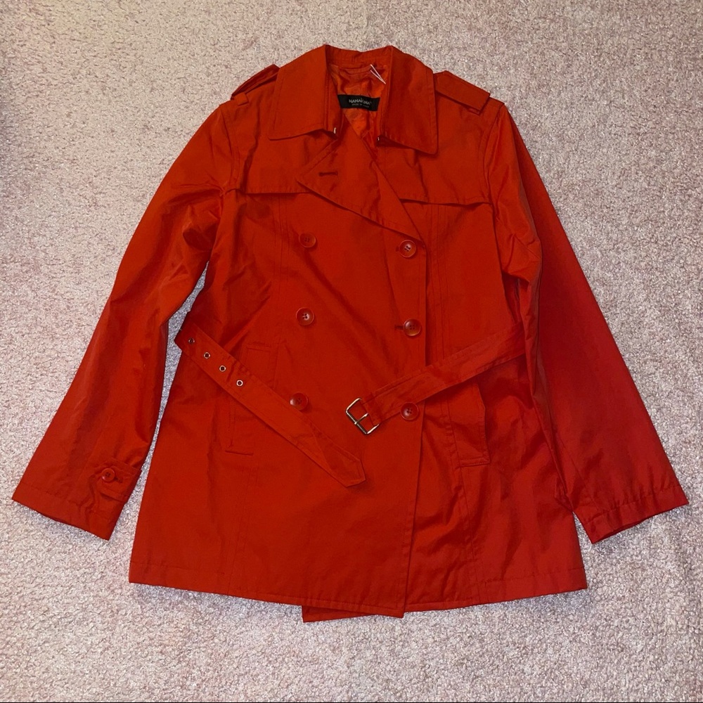 NANAKINA CASUAL HALF COAT (RED)